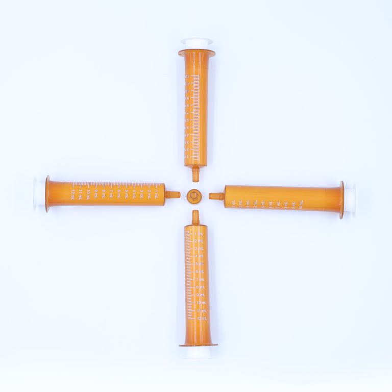 Oral injection syringe CareTip Amber1